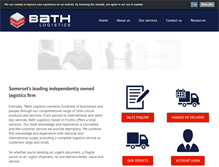 Tablet Screenshot of bathlogistics.com